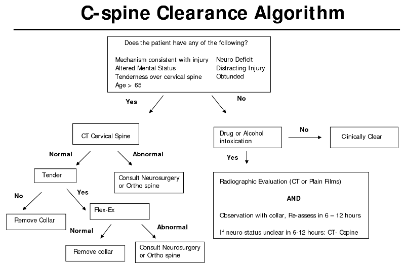 Cervical Spine Clearance Protocol